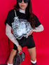 T-krekls "LACE TOP H19" - melns